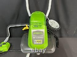 Greenworks 27062 10 40V Cordless Cultivator Green New Please Read