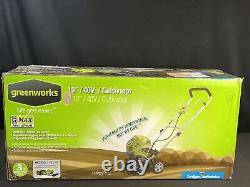 Greenworks 27062 10 40V Cordless Cultivator Green New Please Read