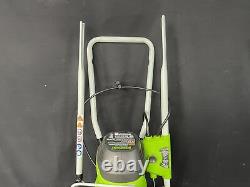 Greenworks 27072 8 Amp 10-Inch Electric Cultivator Green New Open Box