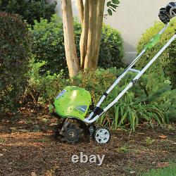 Greenworks 40V Li-Ion Cordless Cultivator- 8 1/4in to 10in Working Width