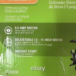 Greenworks 8.5 Amp 11 Inch Corded Electric Cultivator/tiller