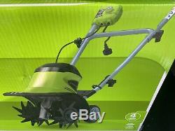 Greenworks 8.5-Amp 11-Inch Corded Electric Tiller/Cultivator, Green NEW