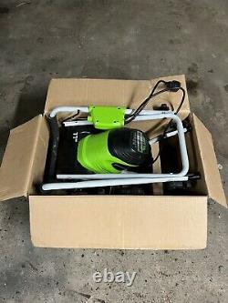 Greenworks Corded Electric Cultivator Forward-rotating 8.5-Amp 11in