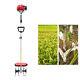 Handheld 2-stroke Garden Tiller Cultivator Mini Weeding&tilling Tool 42.7cc