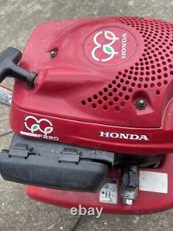 Honda F220 21 Roto Tiller Lawn Garden Cultivator Mid Tine Gas Rototiller Used