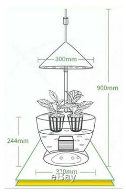 Indoor Hydroponic Plant Grower Garden Organic Cultivator LED Grow Plant Kit