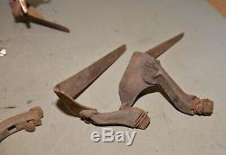 Iron Age double wheel cultivator Planet Jr plow sweep garden tool collectible