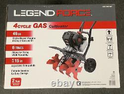 Legend Force Gas Cultivator 15 46 cc Gas Powered 4-Cycle Foldable Handles New