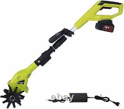 Livebest Garden Cordless Tillers Cultivators Electric Yard Battery & Charger