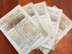 Lot of 9 Athens GEORGIA 1879 Southern Cultivator, Gardening Plantation Magazines