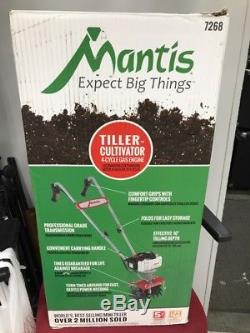 Mantis Mini-tiller/cultivator 25cc 9-in Front-tine Tiller. New In B (tea018060)