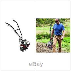 Mini Garden Cultivator Tiller with 25cc 2 Cycle Viper Engine Powered Rototiller
