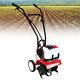 Mini Garden Tiller Cultivator Rotavator 2-stroke Gas Engine Lawn Soil 52cc Usa