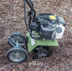 Mini Tiller Cultivator 2-Cycle 43cc Gas Powered 2 Stroke Lightweight Lawn Garden