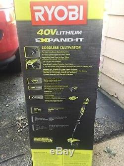 NEW Ryobi ONE+ Cordless LithiumIon Cultivator RY40770 4A Battery & Charger&Tool