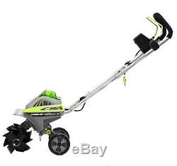 New Earthwise TC70040 40-Volt Lithium Ion Cordless Electric Tiller/Cultivator