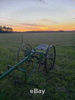 Pioneer Homesteader Horse-Drawn Plow Disc Cultivator