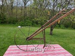 Planet Jr high wheel hoe cultivator with cultivating tines very good condition