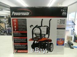 Powermate PCV43 Cultivator 10 43cc Gas 2-Cycle Adjustable Tilling Fold Handle