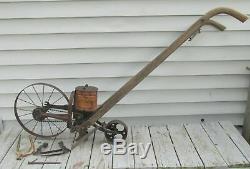 RARE Hudson Garden Farm Cultivator Corn Seeder complete with extras Old paint