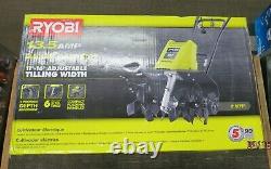 Ryobi Ryac701 16 13.5 Amp Corded Electric Cultivator Rototiller New In Box
