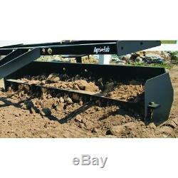 Sleeve Hitch Scraper Box Scraping Leveling Gravel Soil Tow Behind Tractor Steel