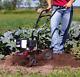 Small Gas Powered Tiller Mini Cultivator Vegetable Garden Landscaping 2 Cycle