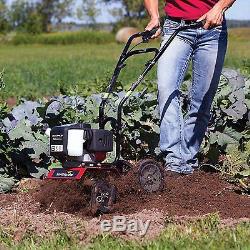 Small Soil Cultivator Tiller 43cc Engine Gas Power Garden Weeding Equipment Tool