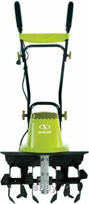 TJ603E 16-Inch 12-Amp Electric Tiller and Cultivator Corded Electric Green US