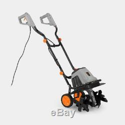 Tiller Rotovator Soil Cultivator electric 1400w 6 steel blades 10 metre cable