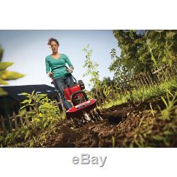 Troy-Bilt 12'' Gas Cultivator Soil Garden Lawn 4-Cycle JumpStart Capabilities