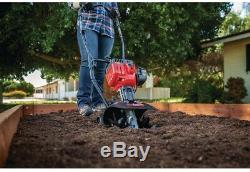 Troy Bilt Gas Cultivator Garden Soil 9 Inch 25cc 2 Cycl JumpStart Capabilities