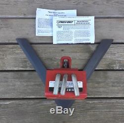 Troy Bilt V-Sweep Sweeper Cultivator Plow & Tow Hitch For The Horse Tiller #2276