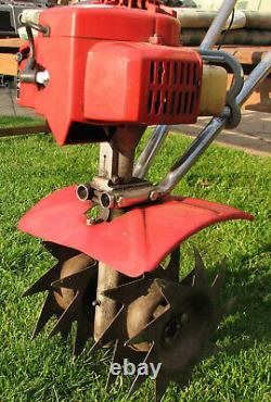 Used honda mantis tiller rotovator petrol engine allotment tool