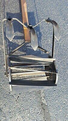 Vintage Antique Garden Hand Push Cultivator Tiller Tool Weed Plow Vegetable Claw
