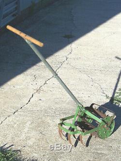 Vintage Antique Garden Hand Push Cultivator Tiller Weed Plow Vegetable Claw roho
