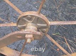 Vintage Planet Jr Double Wheel Cultivator with Handle Brackets