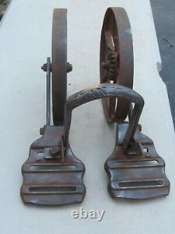 Vintage planet jr double wheel cultivator withHandle Brackets
