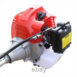 42.7cc 2 Stroke Garden Mini Tiller Cultivator Handheld Gas Powered Engine USA
