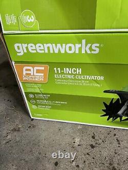 Cultivateur Électrique Câblé Greenworks Rotation Vers L'avant 8,5-amp 11in