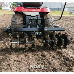 Disc Cultivator Sleeve Hitch Riding Mower Tractor Fixation Largeur Réglable