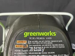Greenworks 27072 8 Amp Cultivateur Électrique 10 Pouces Vert Nouvelle Boîte Ouverte