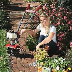 Mantis 7940 4-cycle Gas Powered Cultivator, Rouge