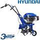 Motoculteur D'essence Cultivateur Rotovator Recharge Hyundai 3.4hp 139cc 4 Temps T140
