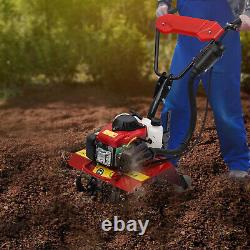 Motoculteur à essence de jardin de ferme de puissance de gaz 63cc à 4 temps