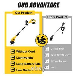 Motoculteur sans fil à main électrique pour jardin et cour