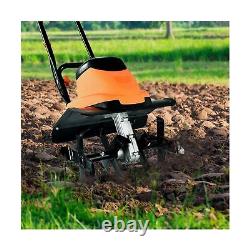 Translate this title in French: Electric Garden Tiller Electric Cultivator 14 Inch Tilling Width 8-Inch Electric